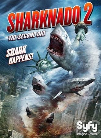 Смотреть онлайн Акулий торнадо 2 / Sharknado 2: The Second One (2014)