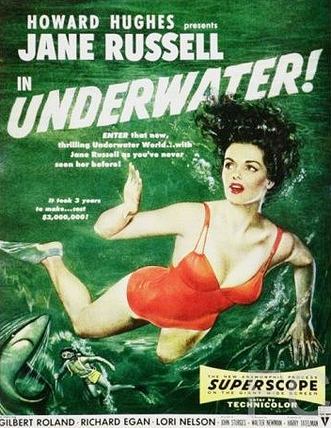 Смотреть онлайн Под водой! / Underwater! (1955)