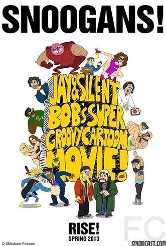 Смотреть онлайн Супер-пупер мультфильм от Джея и Молчаливого Боба / Jay and Silent Bob's Super Groovy Cartoon Movie (2013)