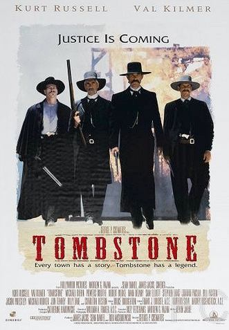 Смотреть онлайн Тумстоун: Легенда дикого запада / Tombstone (1993)
