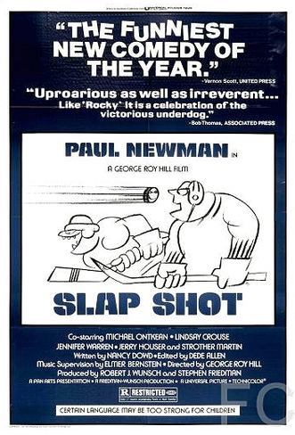 Смотреть онлайн Удар по воротам / Slap Shot (1977)