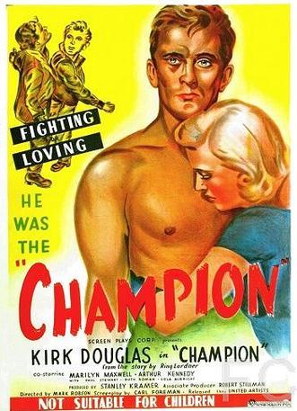 Смотреть онлайн Чемпион / Champion (1949)